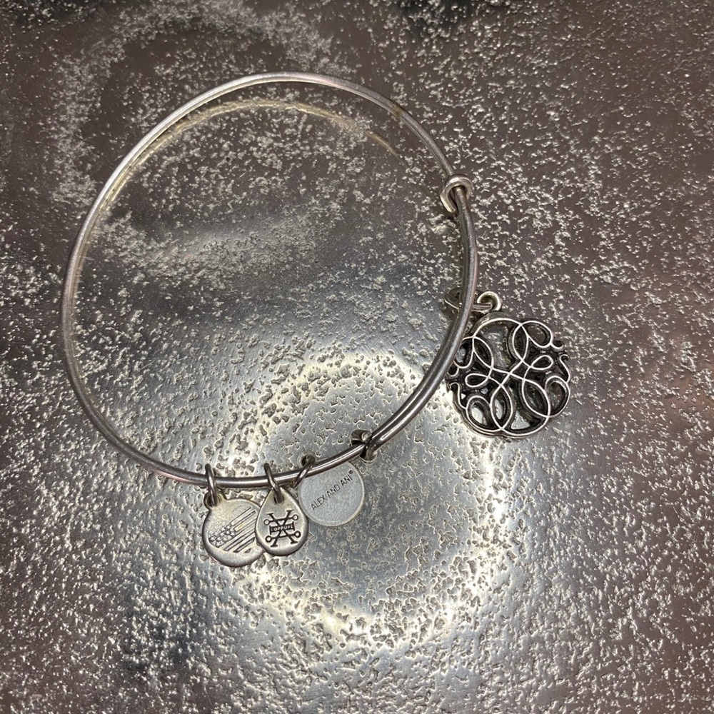 Alex and Ani silver bracelet